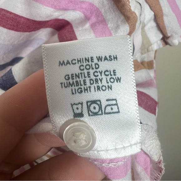 Xirena Womens Multicolor Stripe Le Marais Channing Button Up Shirt Size Small - Picture 6 of 8